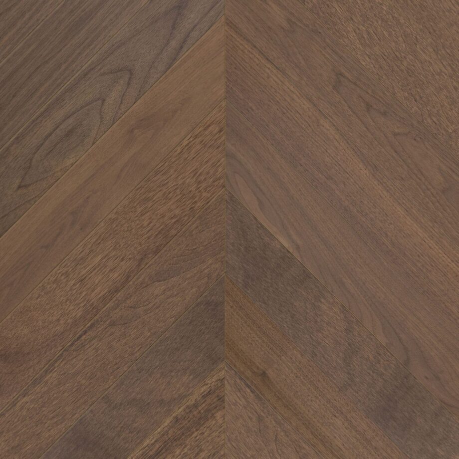 Walnut Chevron Parquet Esta AB extra matt lacquered Walnut Chevron Parquet Esta AB extra matt lacquered