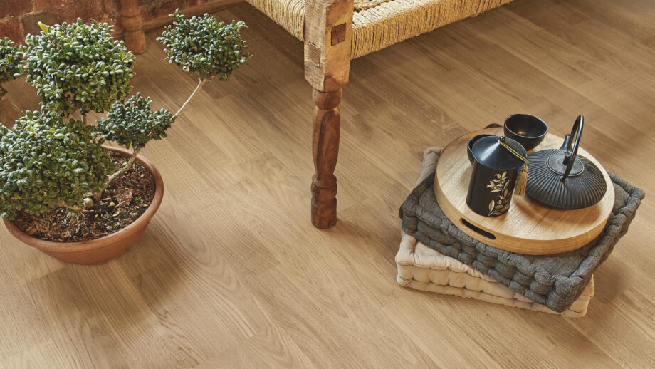 Parquet Tarkett, Shade, Oak Essence DuoPlank, 2-strip, brushed, stained, Proteco Natura mat lacquer