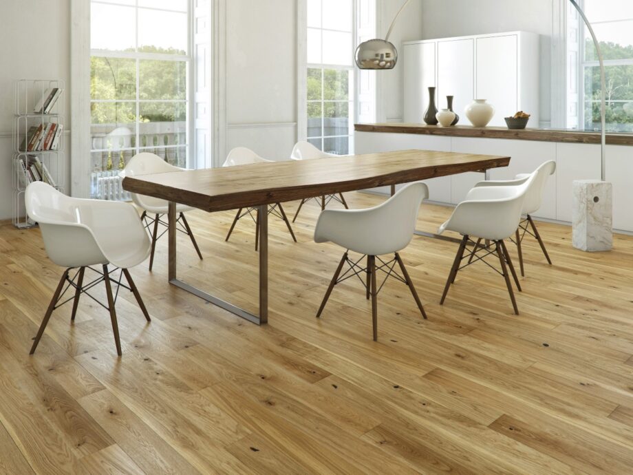 Parquet Oak, Grande Grand Canyon, 1-strip, beveled, brushed, natural oil