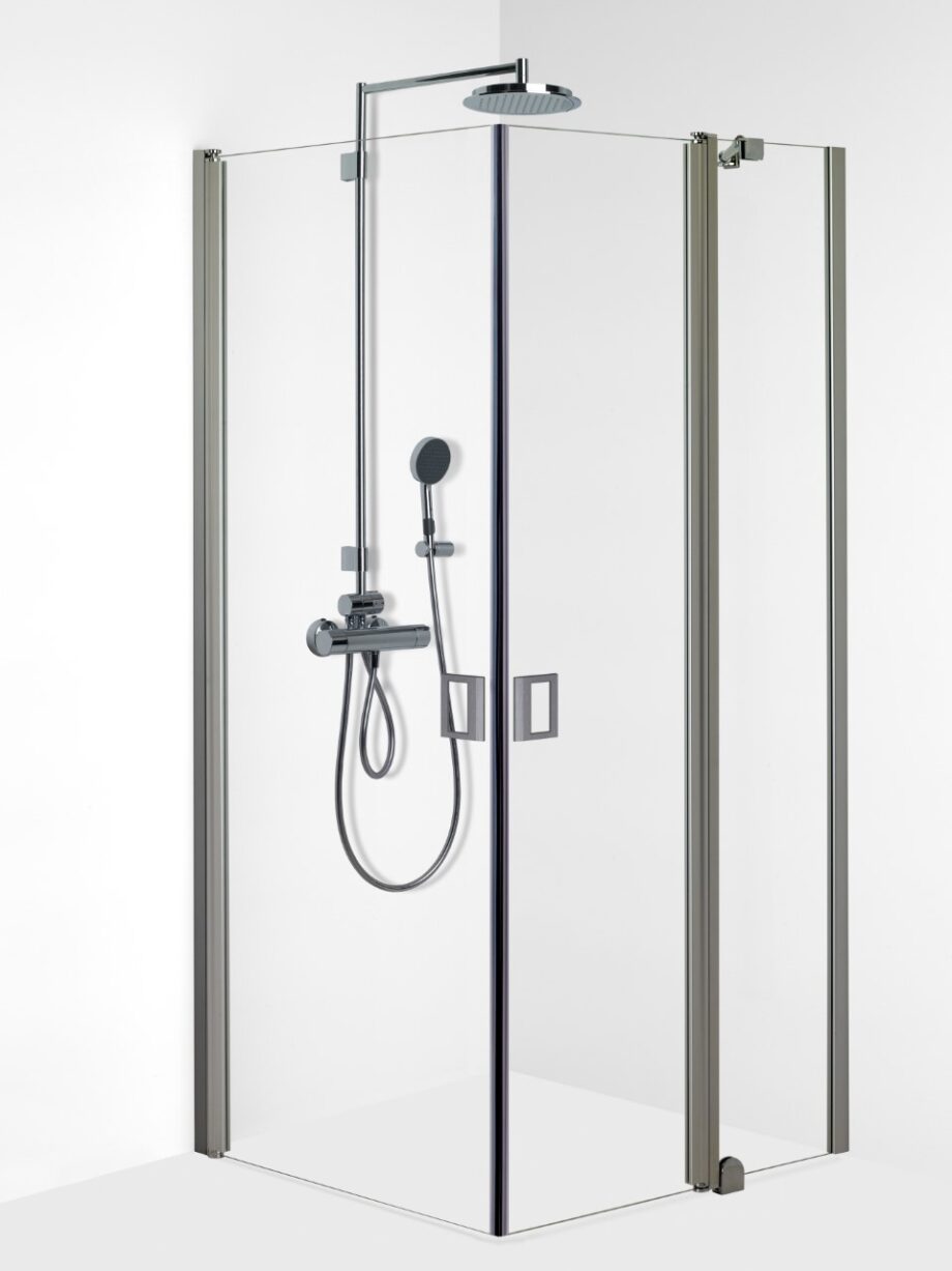 Shower corner with door and half sized door FENIC 312X314