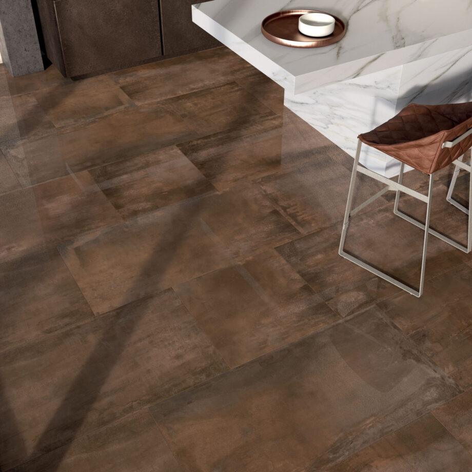 Ceramic tiles ABK Interno 9 Rust Lappato 60x60 cm