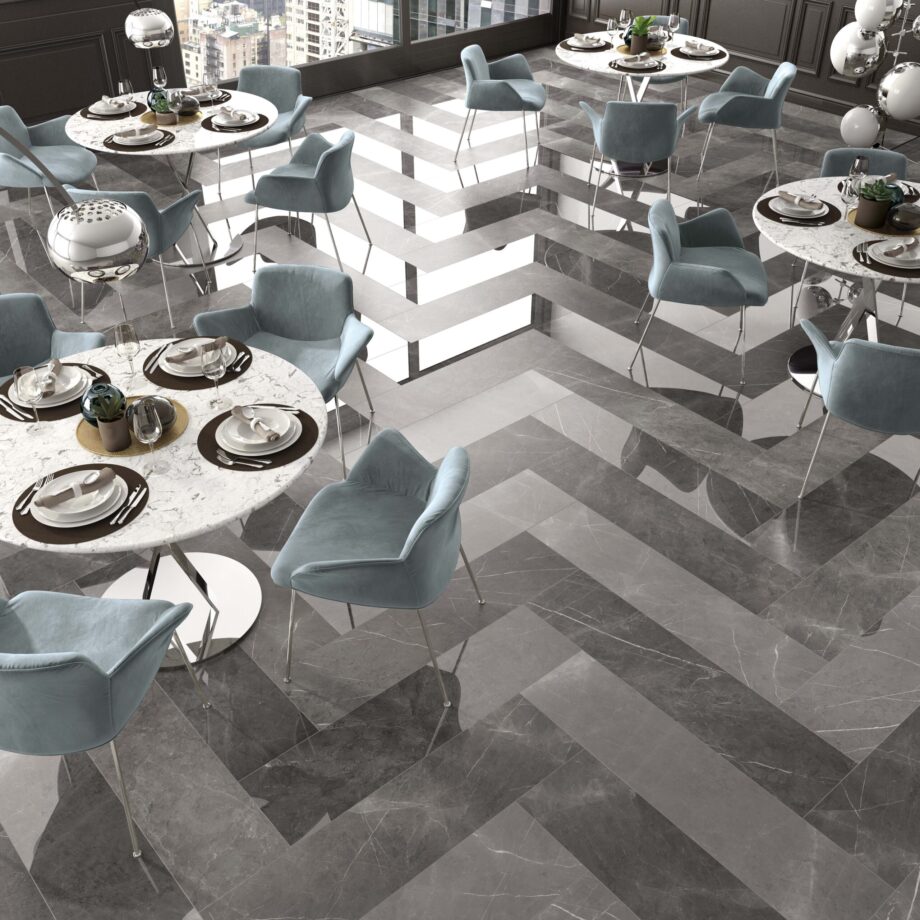 Ceramic tiles ABK Sensi Pietra Grey Sable R 30x60cm