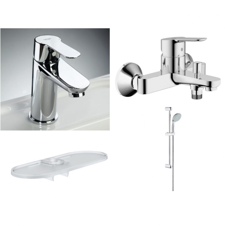 Bathroom set Grohe BauEdge, chrome