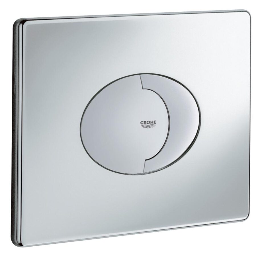 Toilet flush plate Grohe Skate Air, chrome, for horizontal installation