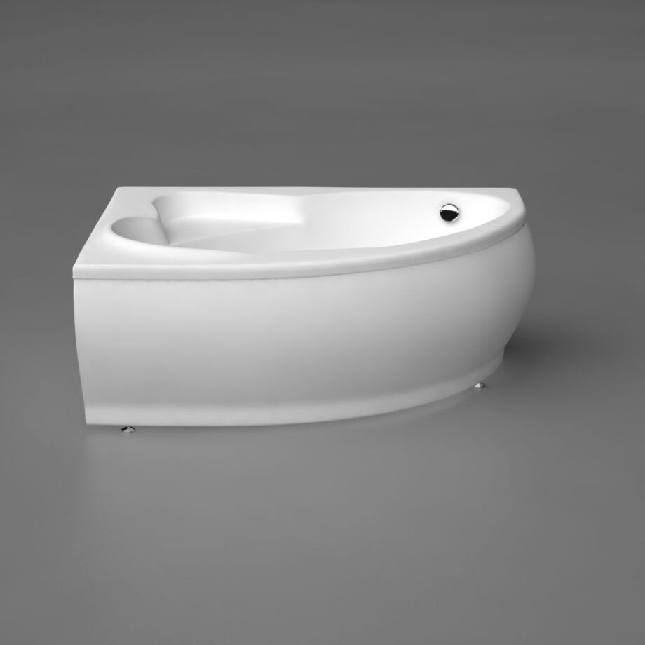 Bathtub Vispool  Marea 169x114mm left white