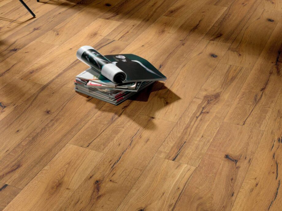 Parquet Oak Classic, 1-strip, brushed, oiled