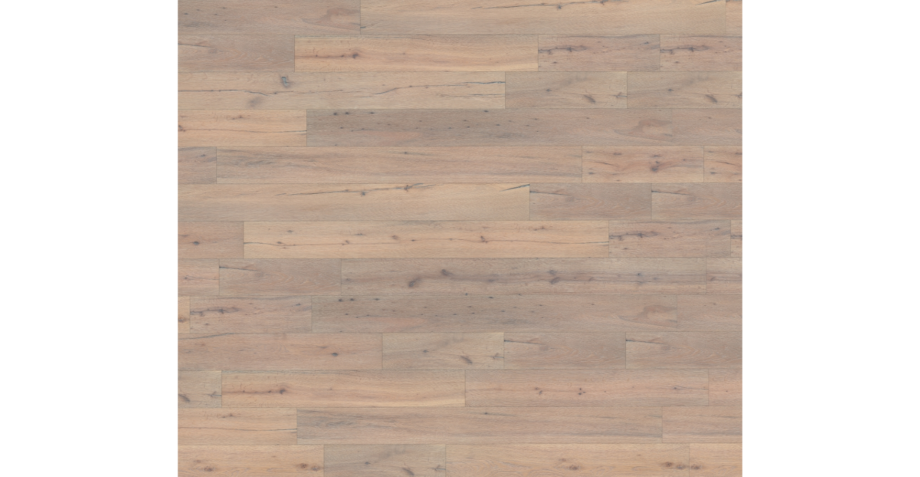 Parquet Oak Classic, 1-strip, brushed, white oiled