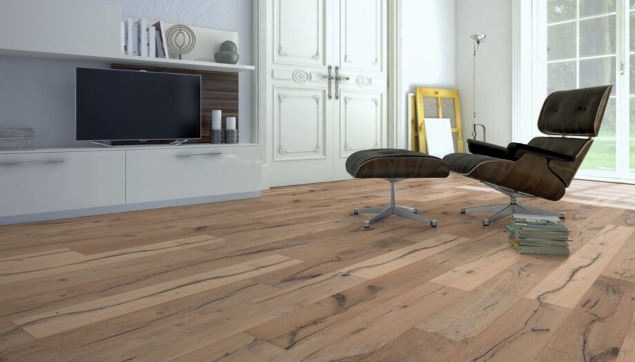 Parquet Oak Classic, 1-strip, brushed, invisible oiled