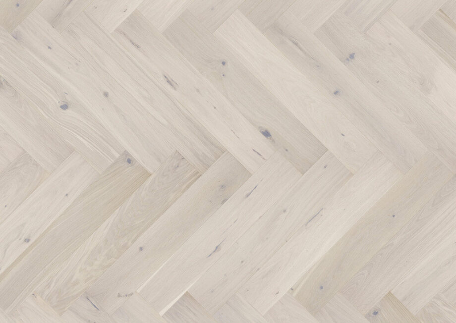 Parquet Oak, Cappuccino, 1-strip, beveled, brushed, stained, matt lacquer, herringbone, click