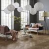 Herringbone parquet oak, Tarkett, Segno Oak Old Grey, brushed, beveled, hardwax oil, left modular – 4