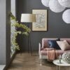 Herringbone parquet oak, Tarkett, Segno Oak Old Grey, brushed, beveled, hardwax oil, left modular – 5