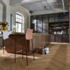 Herringbone parquet Meister Lindura Classic olive grey oak, structured, ultra matt lacquered – 4