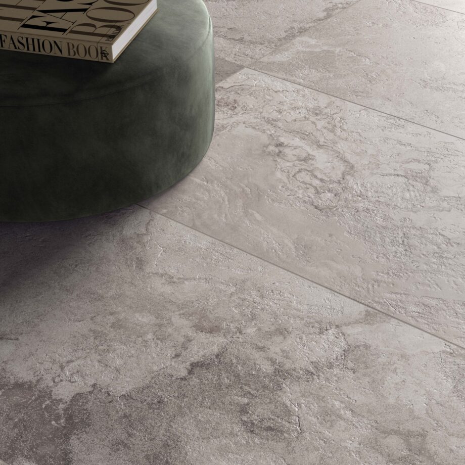 Ceramic tiles ABK Alpes Raw Gery Rett. 60x60cm – view 5 Ceramic tiles ABK Alpes Raw Gery Rett. 60x60cm – 5