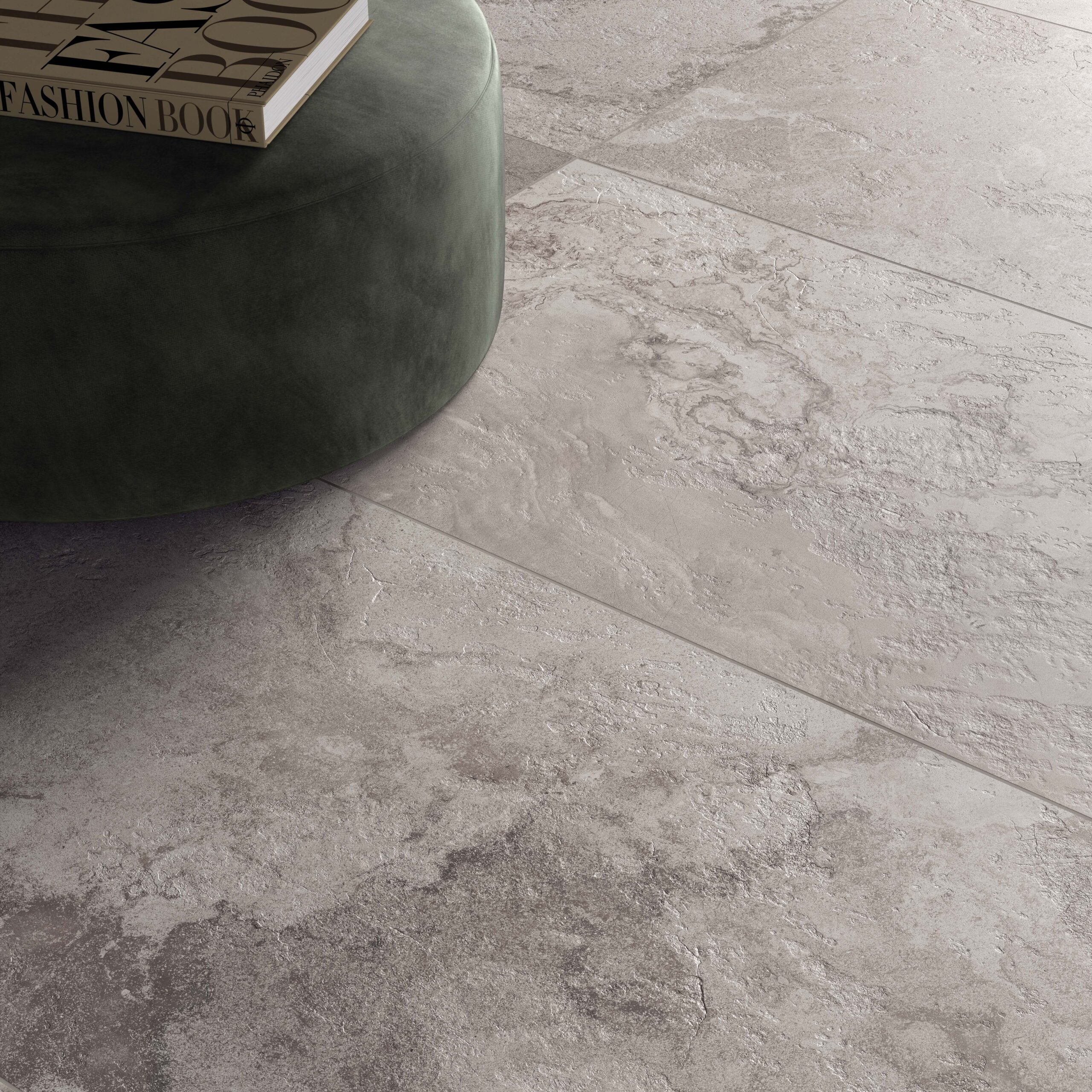 Ceramic tiles ABK Alpes Raw Gery Rett. 60x60cm – 5