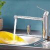 Single lever kitchen mixer Grohe Eurosmart Cosmopolitan, chrome – view 3 Single lever kitchen mixer Grohe Eurosmart Cosmopolitan, chrome – 3