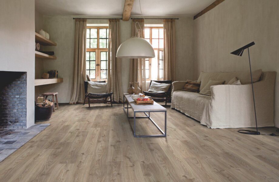 LVT Vinyl QUICK STEP, Balance Click, Cottage oak brown grey, beveled – 3