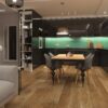 Parquet Oak, Light Brown, 1-strip, beveled, brushed, stained, matt lacquer – 2