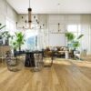 Parquet Oak, Medio Caramel, 1-strip, beveled, brushed, matt lacquer – 2