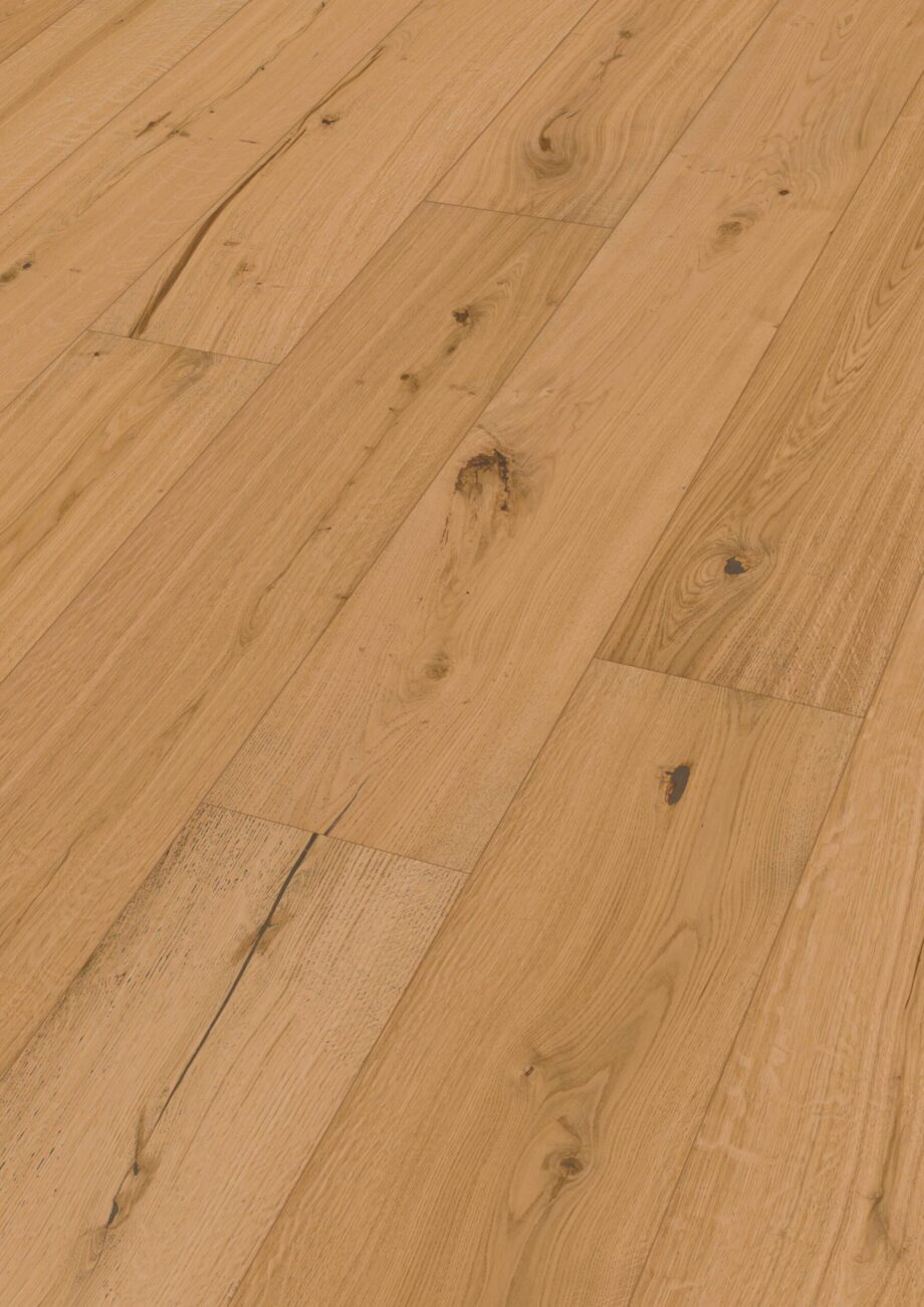 Parquet Meister Lindura HD 400 Authentic oak, brushed, 1-strip, matt lacquered – 2