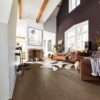 Parquet Meister Lindura Olive grey Authentic oak, vintage structure brushed, 1-strip, naturally oiled – 4