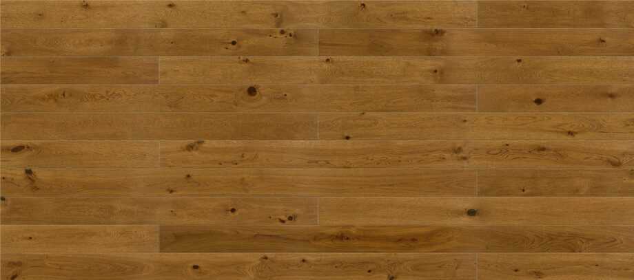 Parquet Oak, Piccolo Brown Sugar, 1-strip, beveled, stained, brushed, matt lacquer 1.1 – 2