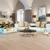 Parquet Oak, Piccolo Coconut, 1-strip, beveled, brushed, stained, natural oil – 2