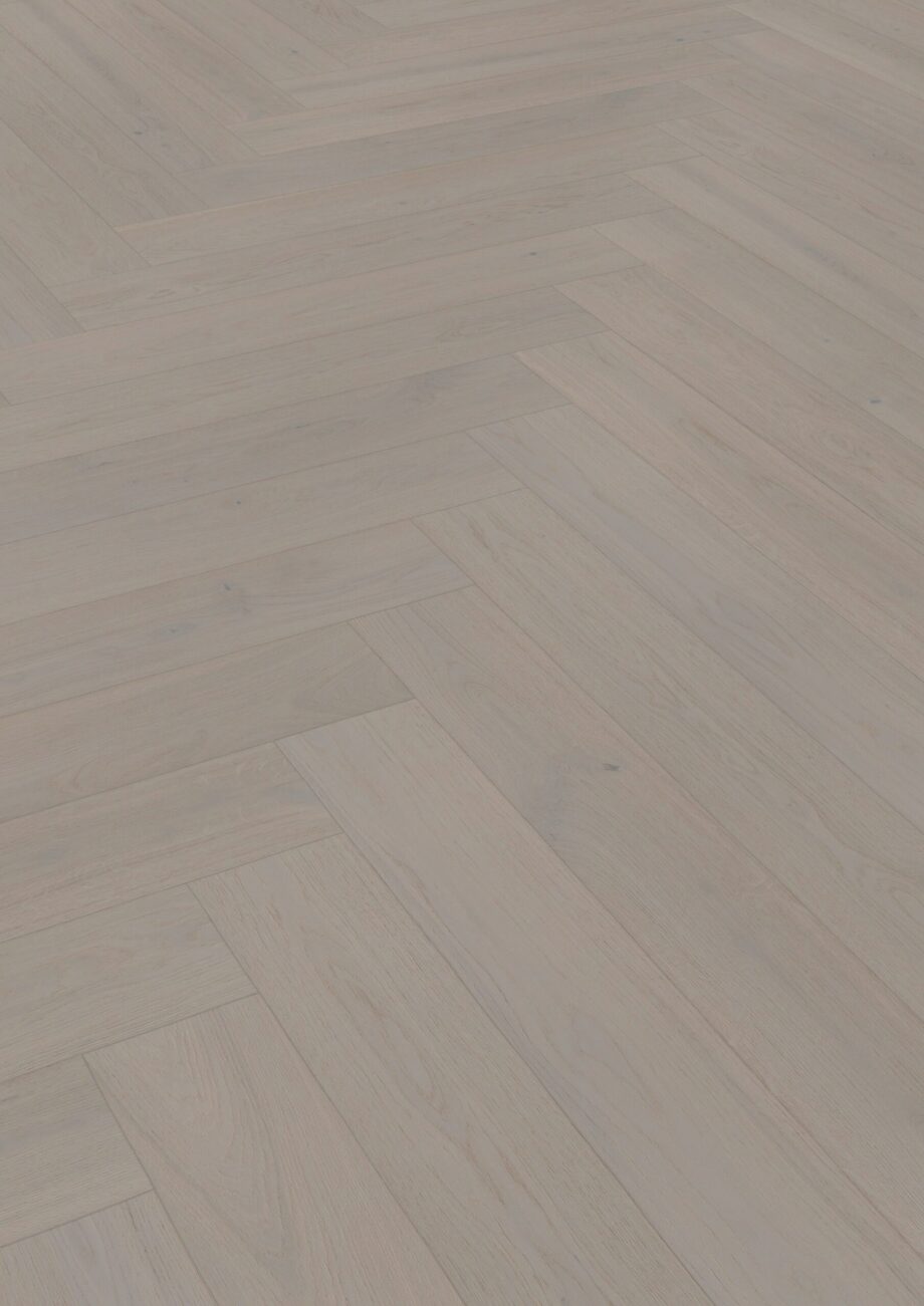 Herringbone Parquet Oak ter Hürne Grey, brushed, bevelled, extra matt lacquer – 2