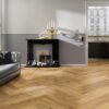 Parquet Oak, ter Hürne, oak herringbone, brushed, beveled, matt lacquered – 4