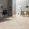 Parquet Oak, ter Hürne, Oak sand grey, herringbone, brushed, beveled, natural oil-treated – 3