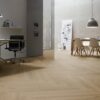 Parquet Oak, ter Hürne, Oak terra brown, herringbone, brushed, beveled, natural oil-treated – 4