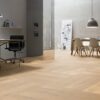 Parquet Oak, ter Hürne, Oak unfinished effect, brushed, beveled, extra matt lacquered – 4