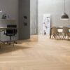 Parquet Oak, ter Hürne, raw oak herringbone, brushed, beveled, extra matt lacquered – 3