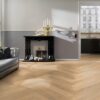 Parquet Oak, ter Hürne, raw oak herringbone, brushed, beveled, extra matt lacquered – 4