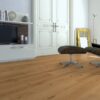 Parquet Tarkett, Elegance, Oak, brushed, 4 sides beveled, 1-strip, Proteco Hardwax Oil – 4