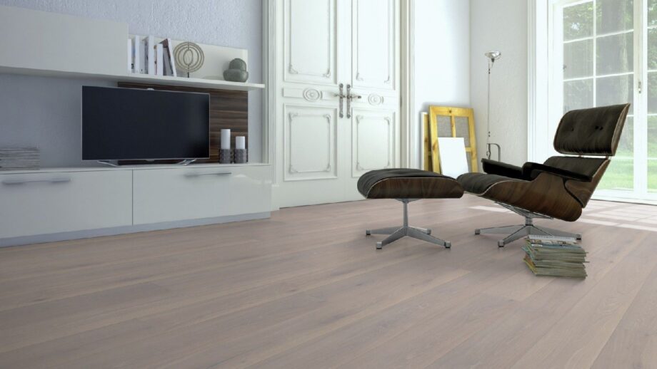 Parquet Tarkett, Elegance, Oak Sterling, brushed, 4 sides beveled, 1-strip, Proteco Hardwax Oil – 3