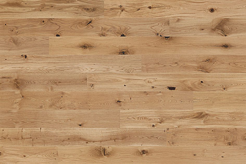 Parquet Tarkett, Heritage, Oak, brushed, 2 sides beveled, 1-strip, Hardwax Oil – 2