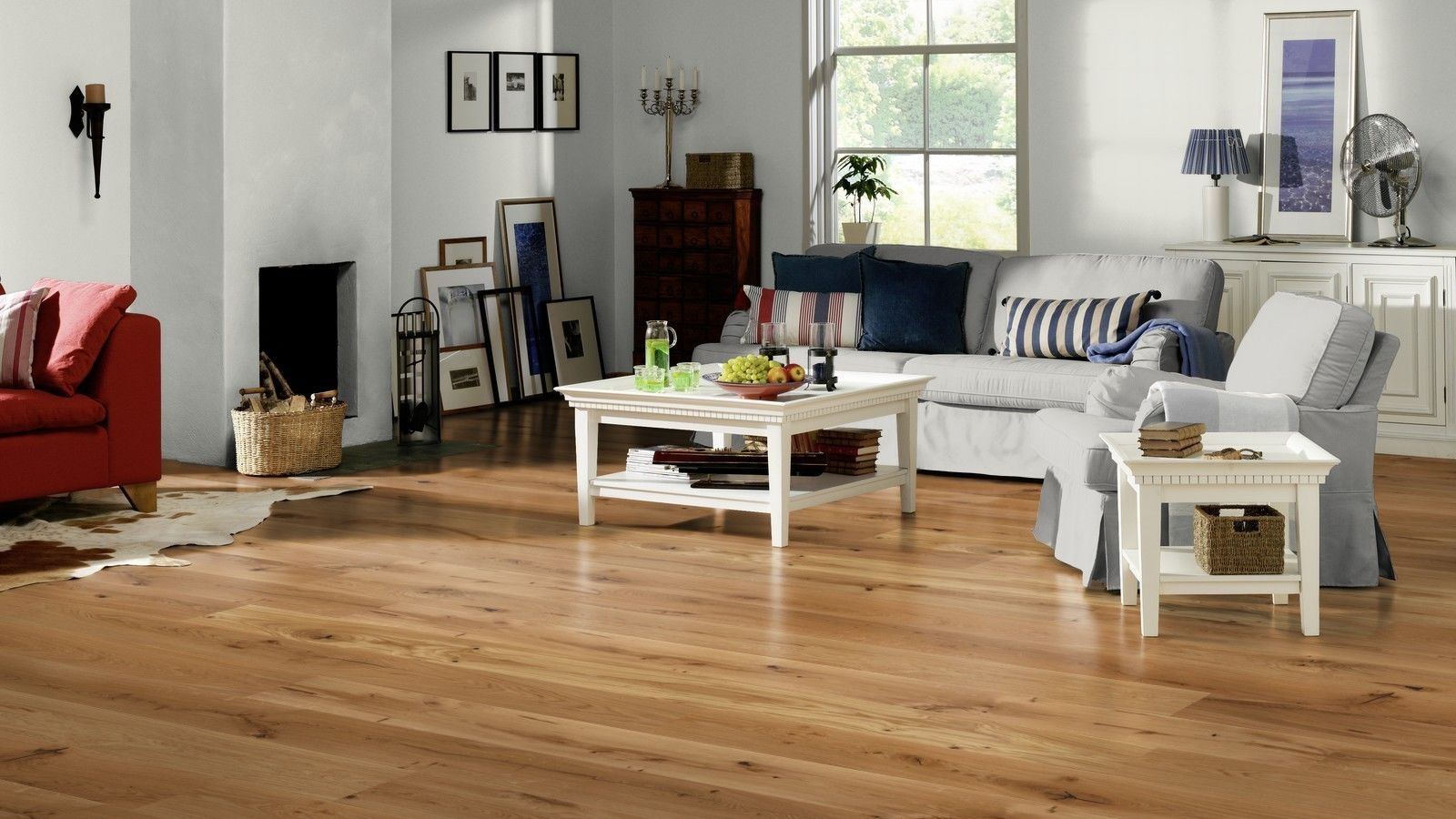 Parquet Tarkett, Heritage, Oak, brushed, 2 sides beveled, 1-strip, Hardwax Oil – 5