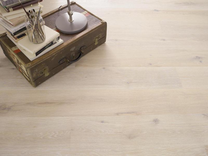 Parquet Tarkett, Heritage, Oak Lime Stone, brushed, 2 sides beveled, 1-strip, Proteco Hardwax Oil – 2
