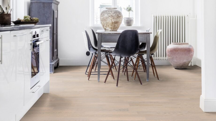 Parquet Tarkett, Shade, Oak Cotton White DuoPlank, 2-strip, stained, Proteco Natura mat lacquer – 4