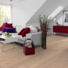 Parquet Tarkett, Shade, Oak Cream White Plank XT, 1-strip, 2 sides bevelled, brushed, stained, Proteco Natura mat lacquer – 3
