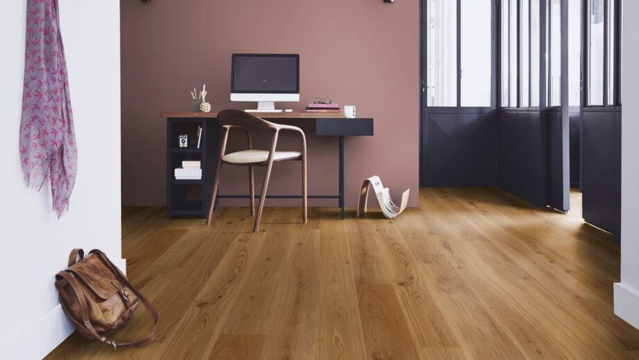 Parquet Tarkett, Vintage, Oak Chester, brushed, 2 sides beveled, 1-strip, indentation marks, Proteco Hardwax Oil – 3