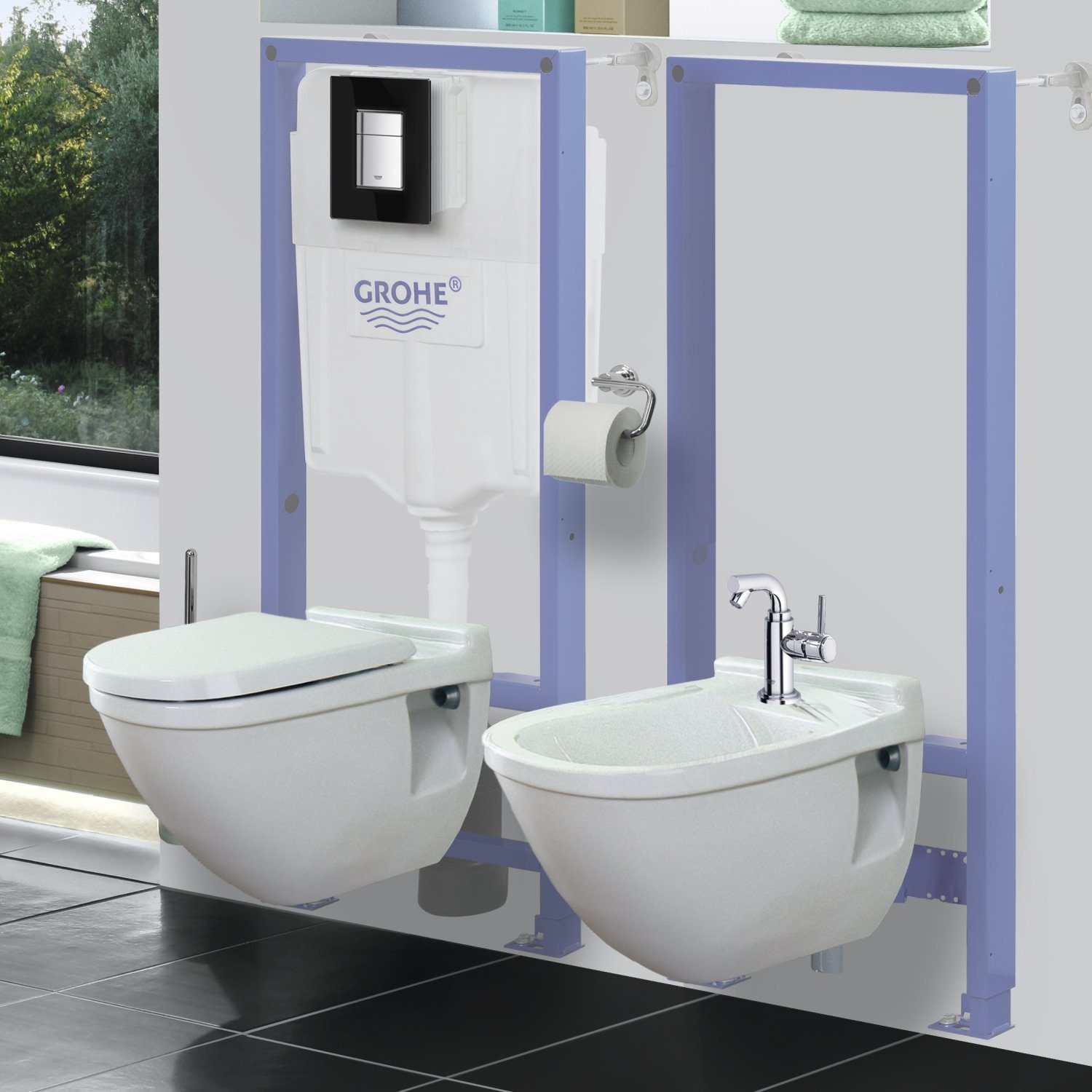 Installation system for bidet GROHE Rapid SL – 2