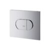 Toilet flush plate, for horizontal installation, Grohe Arena Cosmopolitan, chrome – view 2 Toilet flush plate, for horizontal installation, Grohe Arena Cosmopolitan, chrome – 2