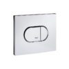 Toilet flush plate, for horizontal installation, Grohe Arena Cosmopolitan, chrome – view 3 Toilet flush plate, for horizontal installation, Grohe Arena Cosmopolitan, chrome – 3
