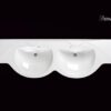 Washbasin PAA BETA DUO cast stone 1620-2000 mm – 3