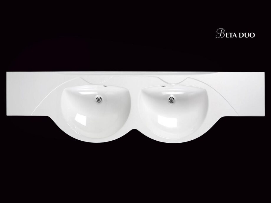 Washbasin PAA BETA DUO cast stone 1620-2000 mm – 3