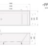 Bathtub PAA INFINITY matt silkstone – 3