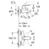 Single-lever bath mixer GROHE Eurosmart Cosmopolitan, chrome – view 4 Single-lever bath mixer GROHE Eurosmart Cosmopolitan, chrome – 4