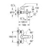 Bathroom set Grohe BauEdge, chrome – view 4 Bathroom set Grohe BauEdge, chrome – 4