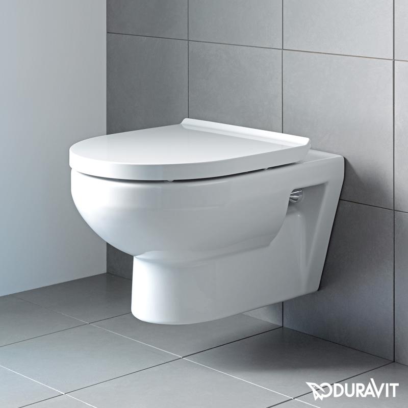 Toilet wall-mounted Duravit DuraStyle Basic Rimless, with soft-close seat – 2